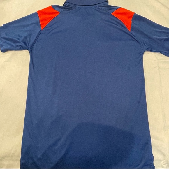 Florida Gators Mens Polo Shirt Golf Football Orange Blue Russell Size S - Picture 6 of 6